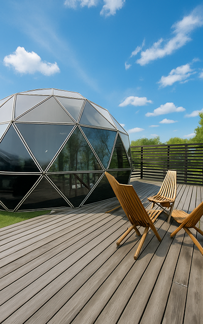 Сайт для глэмпинга за полярным кругом