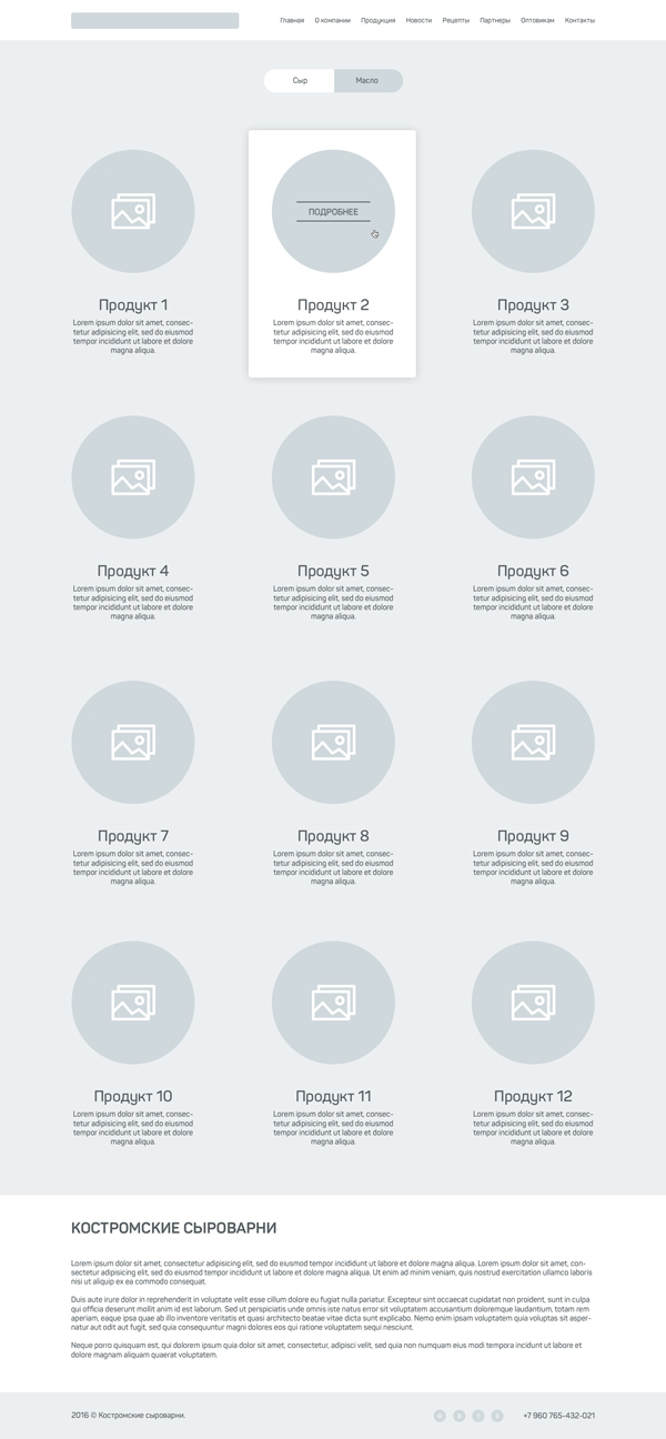 Создание структуры сайта интернет-магазина